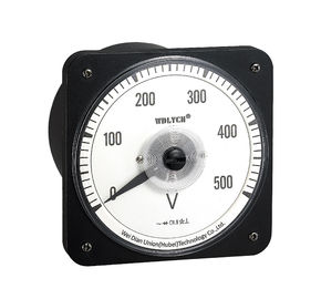 Wide Angle Advanced  Analog Panel Voltmeter , Analog Electric Meter With Alarm Output
