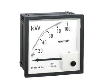 72 * 72mm 3P4W Analogue Panel Power Meter Direct Acting Indicating