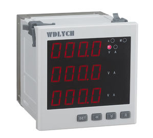 Active Digital Multifunction Meter ,  Programmable Panel Power Meter 3A 30V DC Contact Capacity