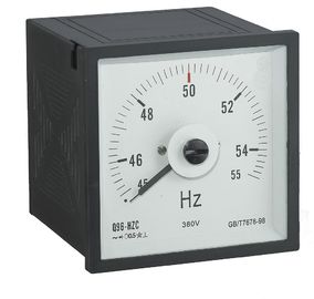 96*96mm Analog Frequency Meter , Analog Amp Meter Light Weight Reasonable Structure