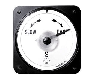 96 * 96mm Synchroscope Meter , Three Phase Phase Sequence Meter Pt Connection