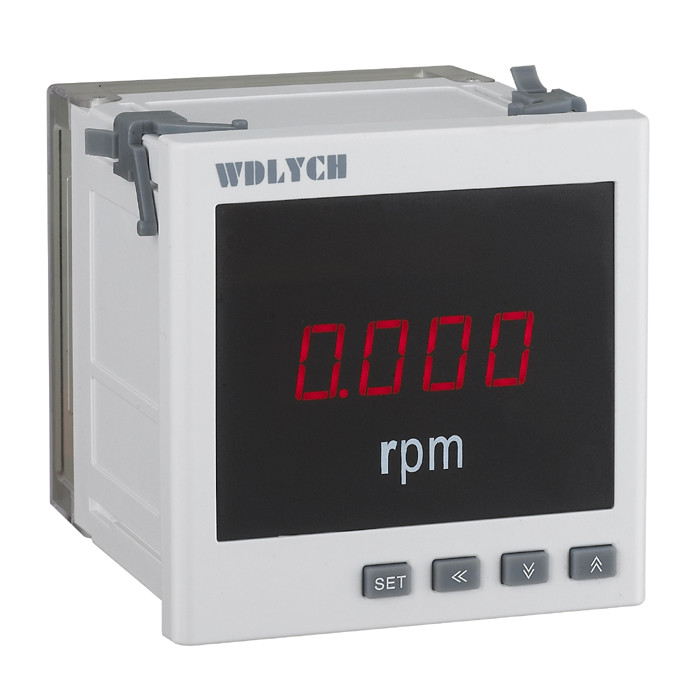 96*96mm Marine Digital Tachometer One Channel Passive Relay 2 Switch Output